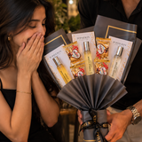 Luxury Perfume Bouquet Gift Hamper – D'PHERIN EXTRAIT DE PARFUM Set & Chocolates | Birthday, Anniversary & Valentine's Day