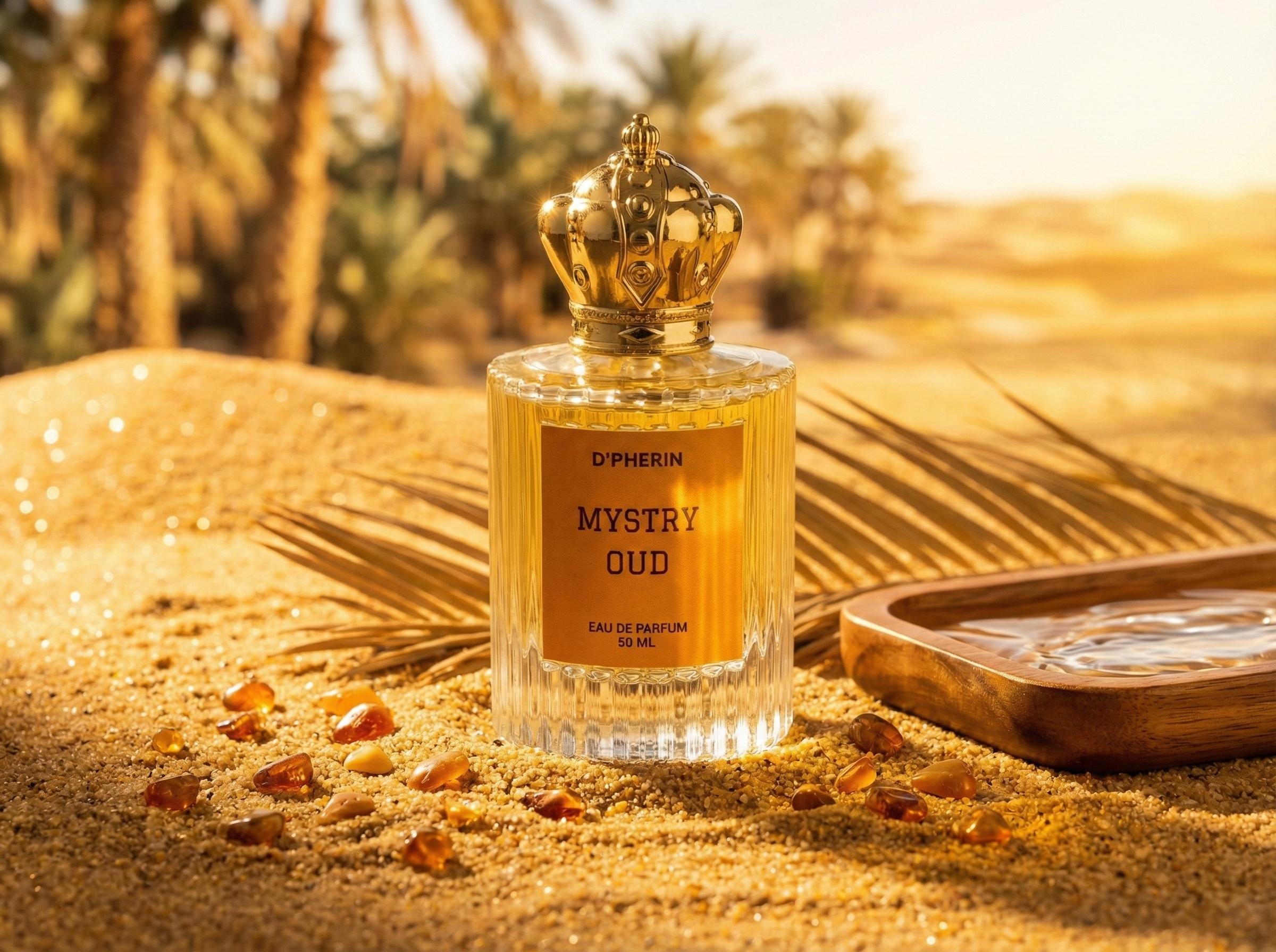 D'Pherin Mystery Oud EDP – Spicy Floral, Amber & Sandalwood – 50ml | Warm Earthy Unisex Perfume Copy - Image 2