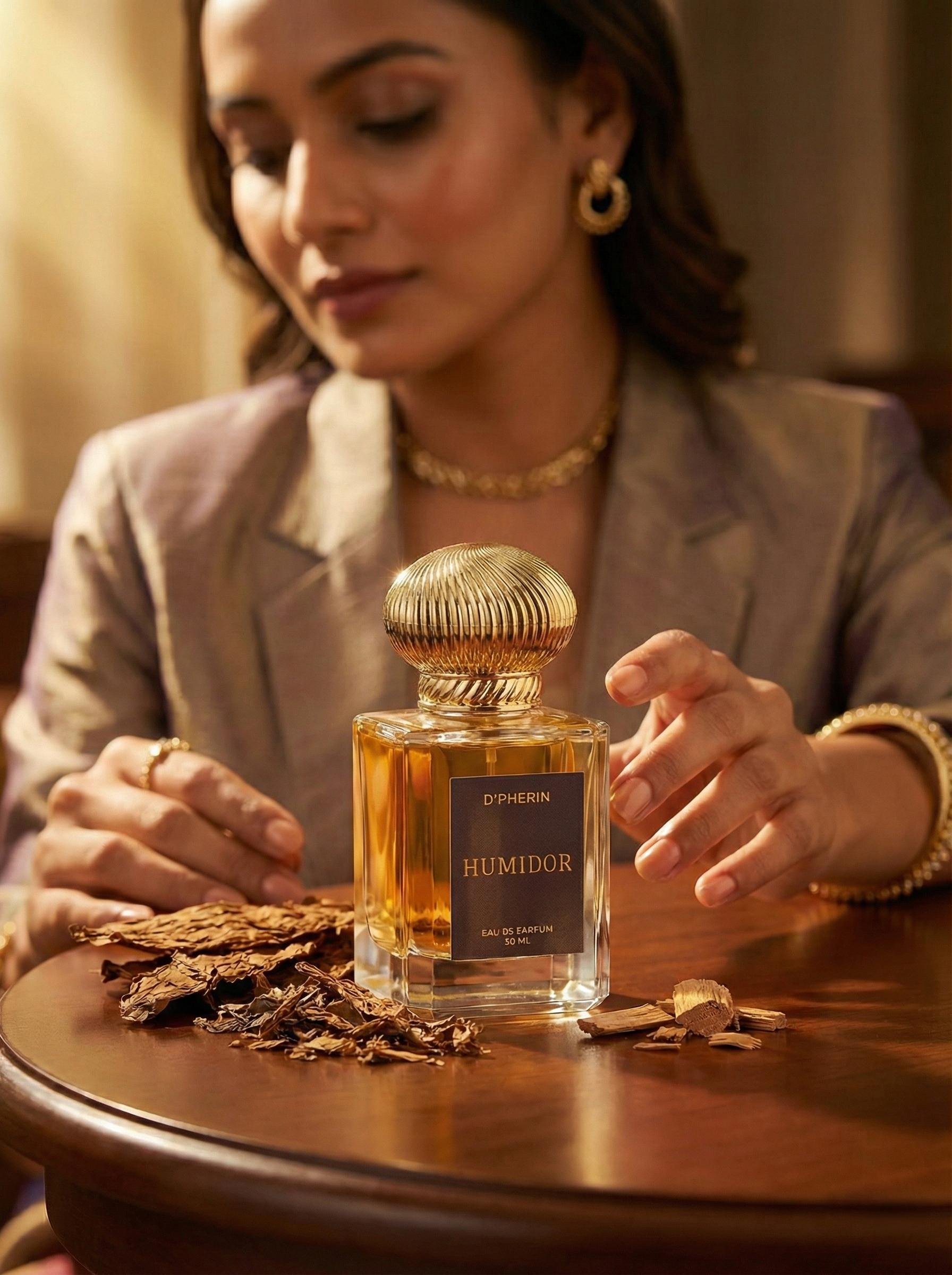D'Pherin Humidor EDP 50ml – Rich Sweet Tobacco, Spices & Aged Cedarwood | Premium Warm Unisex Fragrance Copy - Image 7